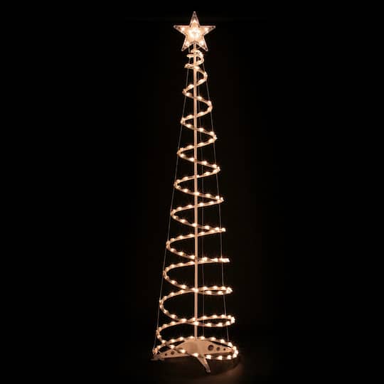 3ft., 4ft., & 6ft. Pre-Lit Spiral Artificial Christmas Tree Set, Clear Lights